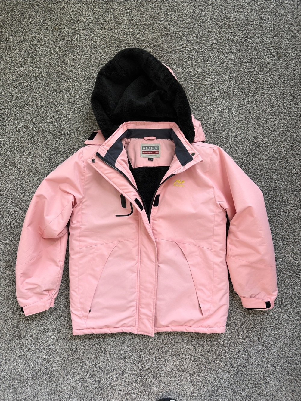 Wulful Youth Ski Jacket, Pink - Youth 10/12